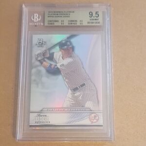 Aaron Judge 2016 Bowman Platinum Beckett Graded 9.5 Platinum Presence Baseball C